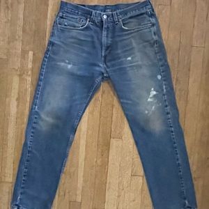 Levi’s 505 Vintage Distressed Denim Jeans Size 36 x 32
